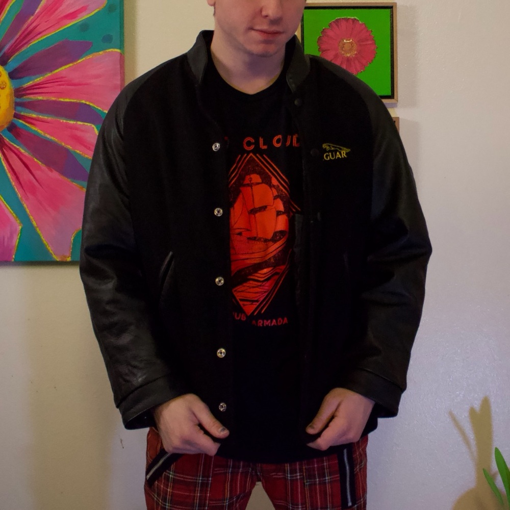 Jaguar Black Leather Jacket